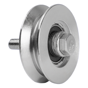 Galet portail PSG type V Ø 88 mm galvanisé – capacité 250 kg