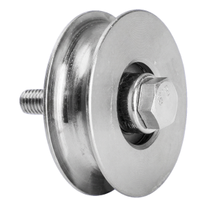 PSG roulette de portail type 'O' ø 70 mm pour rail rond – galvanisée