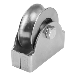 PSG galet de portail coulissant "O" dia 88 mm pour rail rond 3/4" – galvanisé