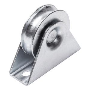 Galet de portail PSG type 'O' Ø 68 mm pour rail rond – 150 kg