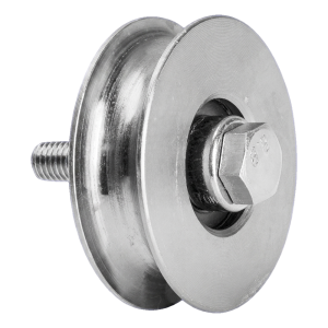 Roulette de portail PSG type O ø 88 mm pour rail rond 3/4"