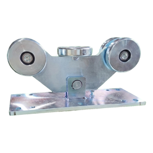 PSG chariot portail coulissant 5 galets pour rail 140 mm – galets acier ⌀126 mm