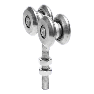 PSG – rouleau guide supérieur à quatre galets fi 38 mm pour portails suspendus