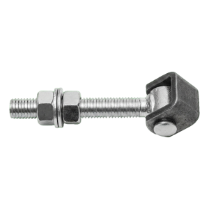 Gond réglable long M16 acier zingué pour portillons et portails