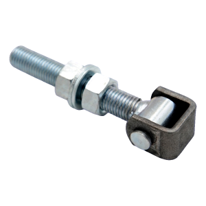 Charnière en acier réglable M20 pour portails battants – galvanisée, L150 mm