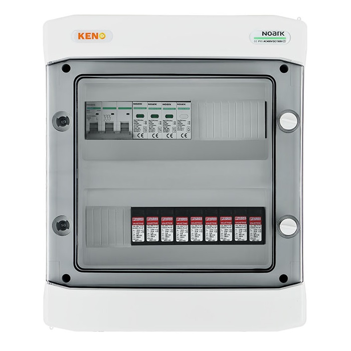 Boîte de jonction avec parafoudre DC + AC, type 1+2, type SH-717 DCAC